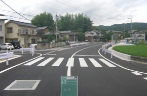 津之郷山守線道路改良工事（３工区）